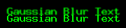 出力例 : ガウス分布のぼかし